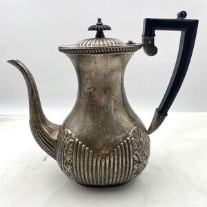 Vintage Sheffield Coffee Pot Teapot Silver Plate EPNS - England Art Deco